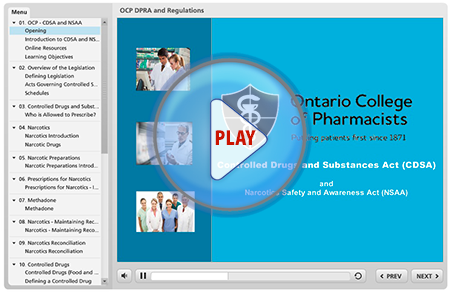CDSA module thumbnail with play button