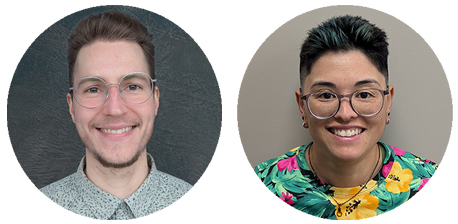 Asher Davies and Leni Salgado