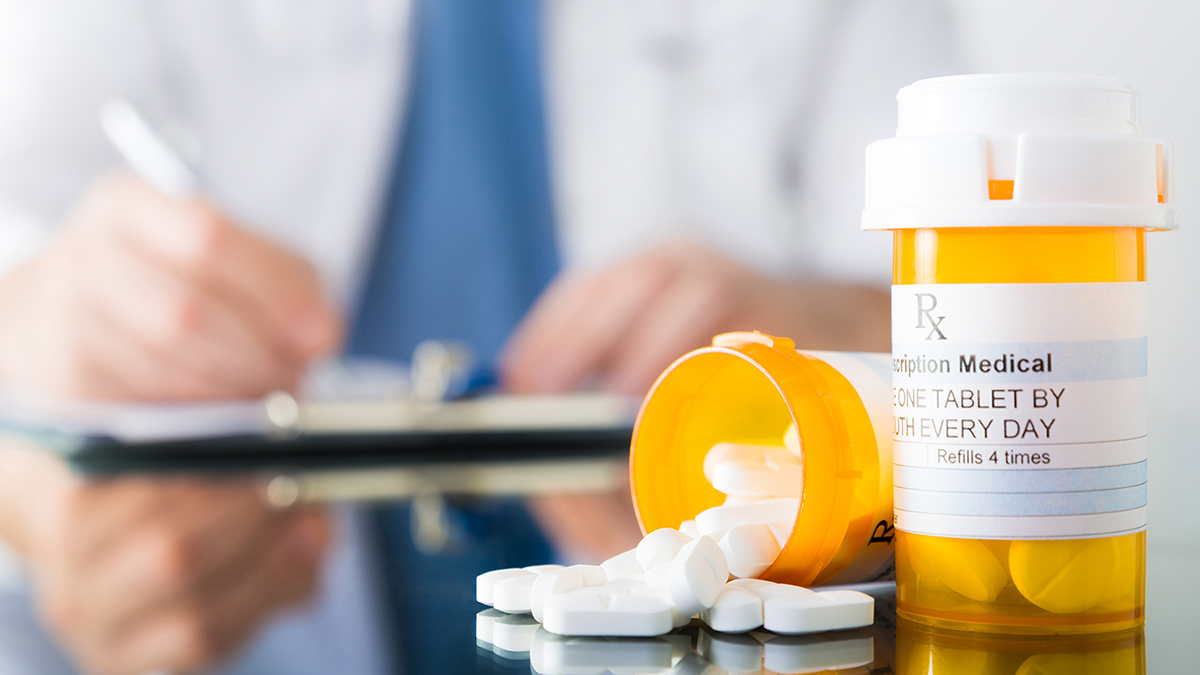 bottle of pills