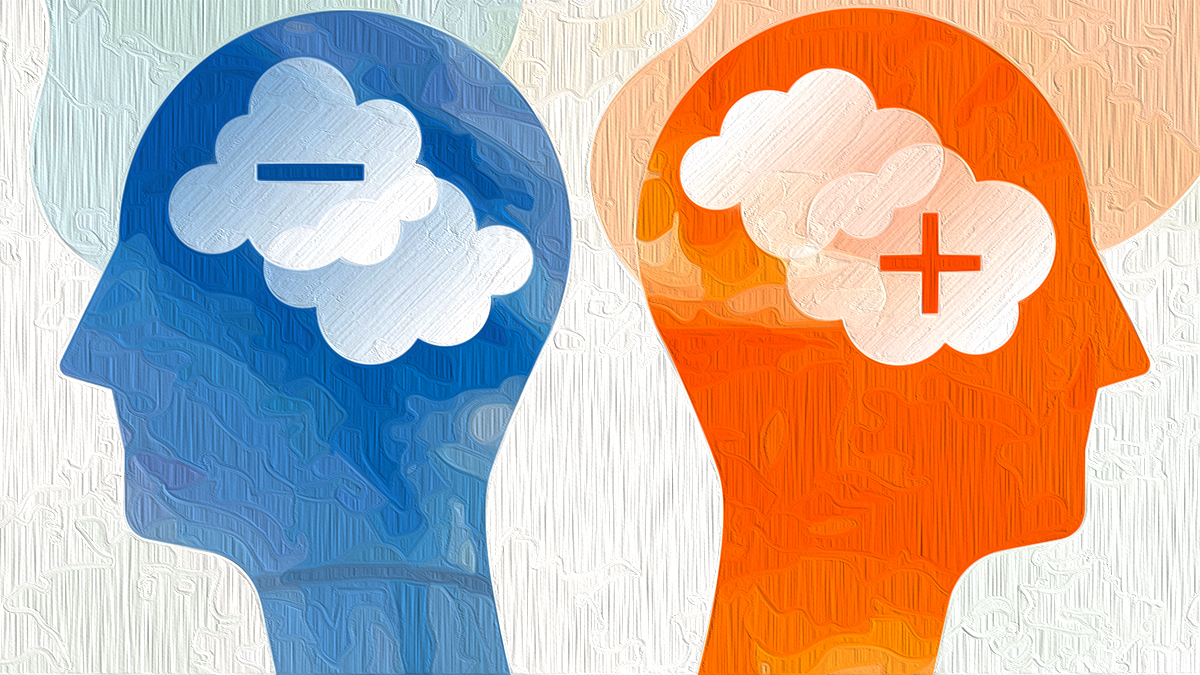 illustration of heads communicating