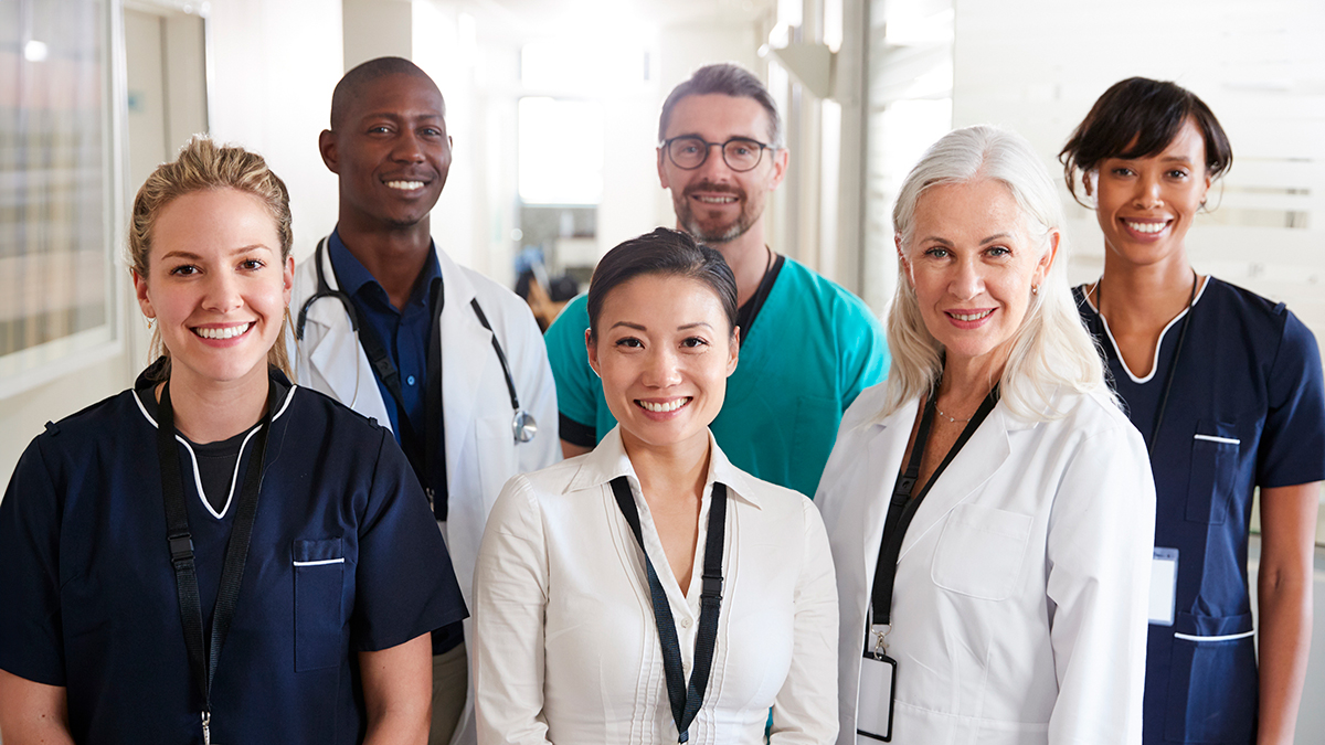 group of health care professionals